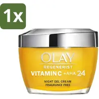 Olay 1 x - Vitamine C + AHA24 - Nachtcrème - Vernieuwend & Verhelderend - 50 ml - Nachtcrème - Vitamine C - Aha - Niacinamide - Verheldering