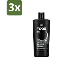 Axe 3 x – Douchegel – Black – 700 ml - Douchegel - Douchegel Mannen - Douchegel Black - Douchegel Fris - Douchegel Stijl