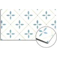 KitchenArt - Starline White Tile Spatscherm - 90x45 cm - Spatscherm Achterwand Keuken - Spatwand Keuken
