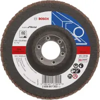 Bosch Fächerschleifscheibe X551 Expert for Metal, gerade, 125 mm, 40