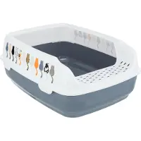 Trixie kattenbak delio paars/wit - 48x35x20 cm