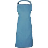 Premier Dames/Dames Kleuren Bipschort Met Zak / Werkkleding (Blauwe Denim)