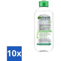 Garnier - SkinActive - Micellair Reinigingswater - Vette Huid - Verzachtend & Reinigend - 400 ml - Bulkverpakking - 10 stuks