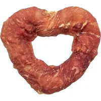 Trixie denta fun heart met eendenborst 8 cm 40 gr 50 st - Hondensnacks