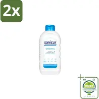 Sanicur – Bad & Douchegel – Original – 1000 ml - Voordeelverpakking - 2 stuks - Bad en douche gel - Huidverzorging