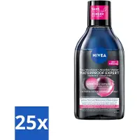 Nivea – Micellair Reinigingswater – Waterproof Expert – 400 ml - Bulkverpakking - 25 stuks
