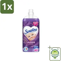 Soupline 1 x Wasverzachter Lavendel 1350 ml - Wasverzachter - Lavendelgeur - Langdurige Geur - Wasverzachter Lavendel - Milieuvriendelijk