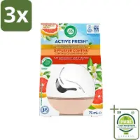 Air Wick 3 x Decosphere - Luchtverfrisser - Grapefruit & Oranjebloessem - 75g - Grootverpakking - Luchtverfrisser - Geurverspreider - - Grapefruit - Oranjebloessem