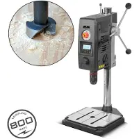 Stahlwerk MBD-800 ST tafelboormachine met positioneerlaser | 800 W kolomboormachine | 200 - 2.500 tpm | snelspanboorhouder 1,5 - 13 mm | kolomboormachine met 90 mm boorslag | digitaal display