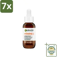 Garnier 7 x - SkinActive - Nachtserum - Anti-Pigmentvlekken - 10% Vitamine C & Hyaluronzuur - 30 ml - Grootverpakking - Nachtserum - Vitamine C - Anti-Pigmentvlekken - Huidverheldering - Huidherstel