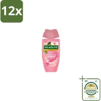 Palmolive – Douchescrub – Thermal Cherry Blossom – 250 ml - Voordeelverpakking - 12 stuks - Exfoliatie - Huid verzorging