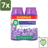 Air Wick 7 x Freshmatic - Luchtverfrisser Navulling - Pure Fresh Lavendel - Bundel - 2x250ml - Grootverpakking - Luchtverfrisser - Lavendelgeur - Freshmatic - Geurverspreider - Geurnavulling
