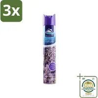 At Home 3 x - Scents Of Nature - Luchtverfrisser - Geïnspireerd Door Natuur - 400 ml - Grootverpakking - Luchtverfrisser - Lavendel - Geur - Geurverspreiding - Natuurlijke Geur