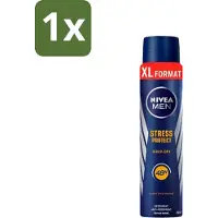 Nivea 1 x - Deospray - Men - Stress Protect - 48 Uur Lang Werkend - 250 ml - Stress Protect Deodorant - Anti-transpirant - Zweetbescherming - Mannelijke Geur - 72 Uur Bescherming