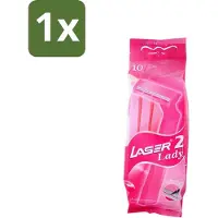Benson 1 x - Laser Twin Women - Wegwerpscheermesjes - Voor Vrouwen - 10 Mesjes - Scheermesje Vrouw - Wegwerpscheermesje - Tweevoudige Scheermesjes - Vrouwelijke Scheermesjes - Hygiënische Scheermesjes