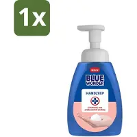 Blue Wonder 1 x - Handzeep - Hygiënisch & Verzorgend - 225 ml - Hygiëne - Handzeep - Handreiniging - Antibacteriële Handzeep - Schuimende Mousse