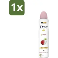 Dove 1 x - Deodorant - Spray Go Fresh - Granaatappel - Fruitige geur - 250 ml - Deodorant Spray - Granaatappel - Citroenverbena - Fruitige Geur - Anti-Transpirant