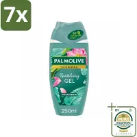 Palmolive 7 x - Thermal - Douchegel - Algen & Lotusbloem - Revitalising Gel - 250 ml - Grootverpakking - Douchegel - Algenextract - Lotusbloem - Revitaliserende Douchegel - Hydraterende Douchegel