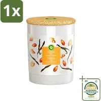 Air Wick 1 x - Geurkaars - Vanille & Zoete Amandel - 35 Uur Brandduur- Geurkaars - Vanille - Amandel - Warme Geur - Sfeer