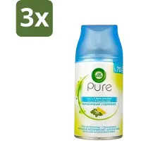 Air Wick Freshmatic - Luchtverfrisser Navulling - Pure Essentiële Oliën Verfrissend - 250ml - Bulkverpakking - 3 stuks