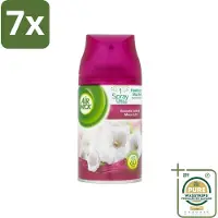 Air Wick 7 x Freshmatic - Luchtverfrisser Navulling - Lelie & Satijn - 250ml - Grootverpakking - Luchtverfrisser - Geur - Bloemige Geur - Satijn - Lelie