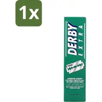 Derby 1 x Professional - Double Razor Blades - Scheermesjes - Glad Scheerresultaat - 100 Mesjes - Scheermesjes - Scheermes - Scheerresultaat - Barbershop - Barbier