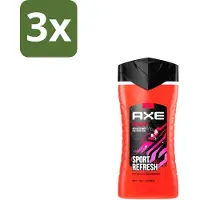 Axe – Douchegel – Sport Refresh – 250 ml - Bulkverpakking - 3 stuks