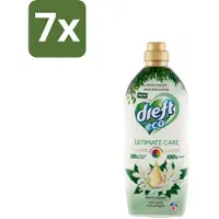Dreft ECO - Wasverzachter - Gekleurde Was - Witte Bloem - Anti-Veroudering - 38 Wasbeurten - Bulkverpakking - 7 stuks