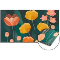 KitchenArt - Evening Garden Spatscherm - 60x30 cm - Spatscherm Achterwand Keuken - Spatwand Keuken