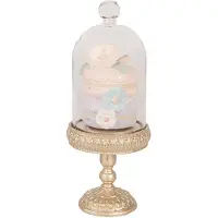 Clayre & Eef Decoratie Beeld Macarons Ø 7x17 cm Goudkleurig Kunststof