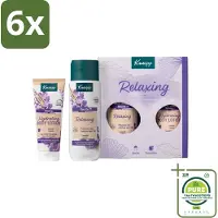 Kneipp – Relaxing Moments – Geschenkset – Lavendel – Douchegel & Bodylotion - Voordeelverpakking - 6 stuks - Ontspanning - Lavendel