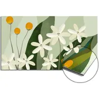 KitchenArt - Ivory Spheres Spatscherm - 100x65 cm - Spatscherm Achterwand Keuken - Spatwand Keuken