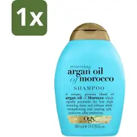 OGX 1 x - Renewing Moroccan Argan Oil - Shampoo - Voor Vrouwen - 385 ml - Argan Oil Shampoo - Haar Herstel - Haar Verzorging - Droge Haar - Beschadigd Haar