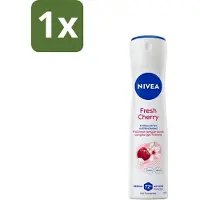 Nivea 1 x - Anti-Transpirant Deodorant - Fresh Cherry - 150 ml - Fresh Cherry Deodorant Spray - Anti-transpirant - 48 Uur Bescherming - Fruitige Geur - Kersengeur