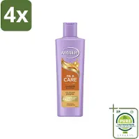 Andrélon – Shampoo – Oil & Care – 250 ml - Voordeelverpakking - 4 stuks - Droog haar - Pluis