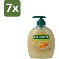 Palmolive 7 x – Handzeep – Melk & Honing – 300 ml - Handzeep - Melk En Honing - Voedende Handzeep - Natuurlijke Handzeep - Crème Handzeep