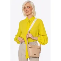 WITTCHEN Dames Kleine Eco-leren Tote Bag, Beige