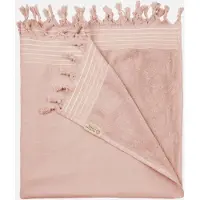 Walra Hamamdoek Remade Cotton Poeder Roze, 90x180 cm - Duurzaam en Zacht