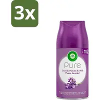Air Wick Freshmatic - Luchtverfrisser Navulling - Pure Fresh Lavendel - 250ml - Bulkverpakking - 3 stuks