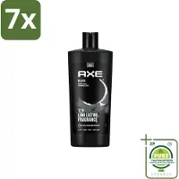 Axe 7 x – Douchegel – Black – 700 ml - Grootverpakking - Douchegel - Douchegel Mannen - Douchegel Black - Douchegel Fris - Douchegel Stijl