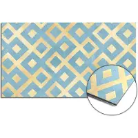 KitchenArt - Deep Diamond Grid Spatscherm - 60x30 cm - Spatscherm Achterwand Keuken - Spatwand Keuken