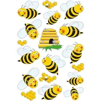 Herma Stickers Bijen, Vleugelsticker - 10 stuks