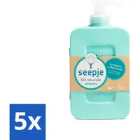 Seepje - Handzeep - Eucalyptus met Rozemarijn - 300 ml - Antiseptische Geur - Bulkverpakking - 5 stuks