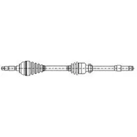 METELLI 17-1381 Aandrijfas