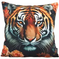 Gek op kussens! Flower lion | 45 x 45 cm | kussenhoes | katoen/polyester