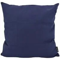 Gek op kussens! Uni donkerblauw | 45 x 45 cm | kussenhoes | katoen / polyester