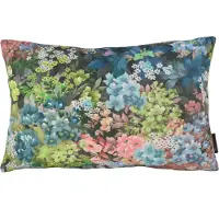 Gek op kussens! Sierkussen velvet flowers 4 long | 30 x 50 cm | velvet/polyester