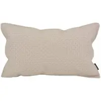 NOVÉE Sierkussen embossed beige | 30 x 50 cm | pu leder