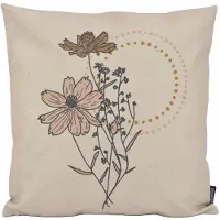 Gek op kussens! Sierkussen dried flowers outdoor | 45 x 45 cm | katoen/polyester