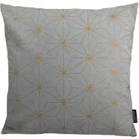Gek op kussens! Sierkussen nadal grey/gold | 45 x 45 cm | katoen/polyester
